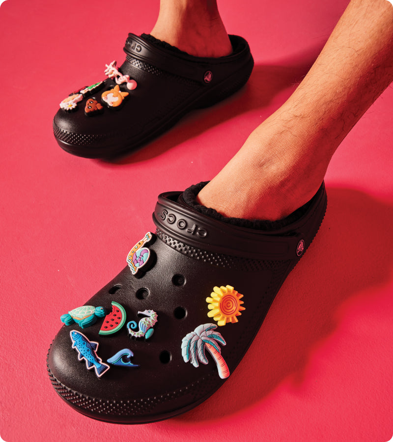 Buy Crocs Color Block Women Black Wedges - Heels for Women 1402504 | Myntra