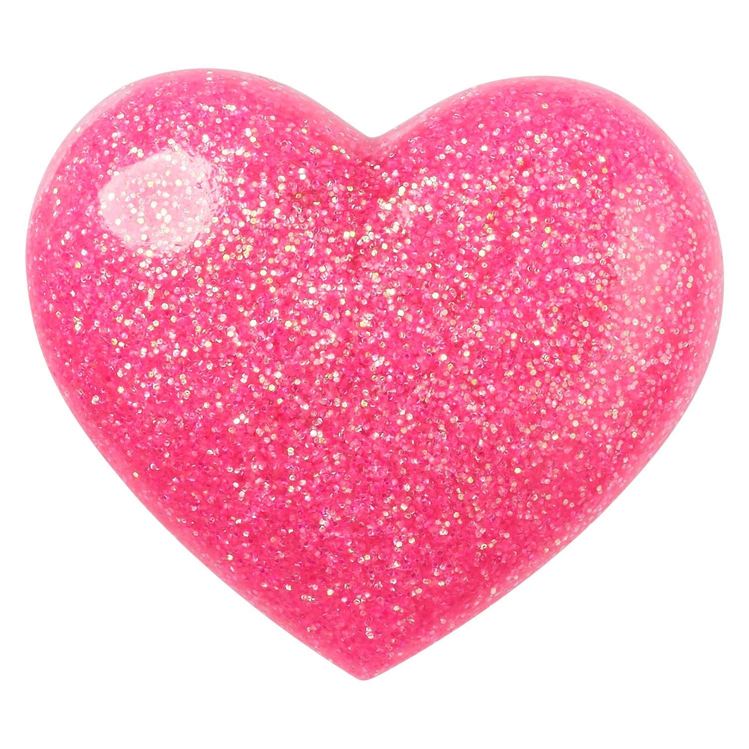 Pink 3D Glitter Heart Jibbitz – Crocs South Africa